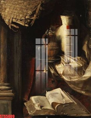 File in ấn Tranh sơn dầu phương tây tổng hợp STS5609 (bản gốc) sắc nét