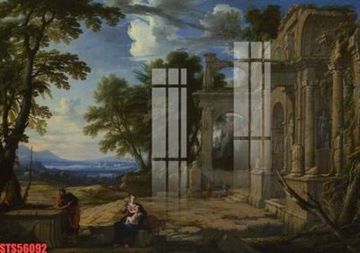 File gốc Tranh sơn dầu phương tây tổng hợp STS56092 (bản quyền) cho in ấn