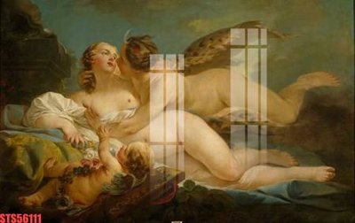 Download file gốc Tranh sơn dầu phương tây tổng hợp STS56111 (in mica) logo