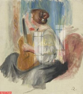 File tranh Tranh sơn dầu phương tây tổng hợp STS56272 (gốc) in trên kính