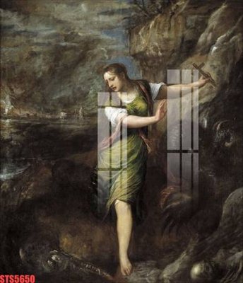 File in ấn Tranh sơn dầu phương tây tổng hợp STS5650 (bản gốc) cao cấp