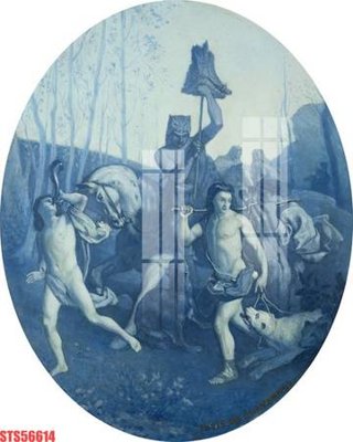 File tranh quảng cáo Tranh sơn dầu phương tây tổng hợp STS56614 (download file gốc)