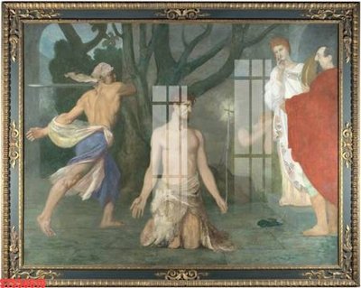 Download file gốc Tranh sơn dầu phương tây tổng hợp STS56619 (in lụa) nghệ thuật