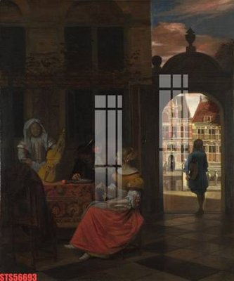 Tải file gốc Tranh sơn dầu phương tây tổng hợp STS56693 (để in lụa)