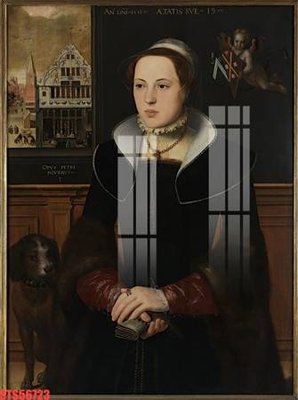 Ảnh gốc file in lụa Tranh sơn dầu phương tây tổng hợp STS56723 chi tiết