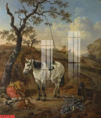 File tranh Tranh sơn dầu phương tây tổng hợp STS56748 (ảnh gốc) in trần nhà