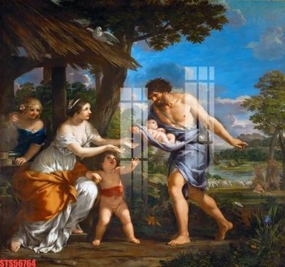 Download file Tranh sơn dầu phương tây tổng hợp STS56764 (gốc) in mica cao cấp