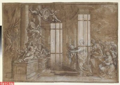 File gốc Tranh sơn dầu phương tây tổng hợp STS56771 (cho in 3D) độc đáo