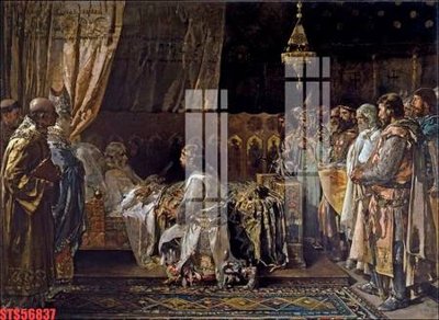 File tranh Tranh sơn dầu phương tây tổng hợp STS56837 (ảnh gốc) in trần 3D