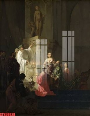 Tải file Tranh sơn dầu phương tây tổng hợp STS56928 (ảnh gốc) file AI/EPS