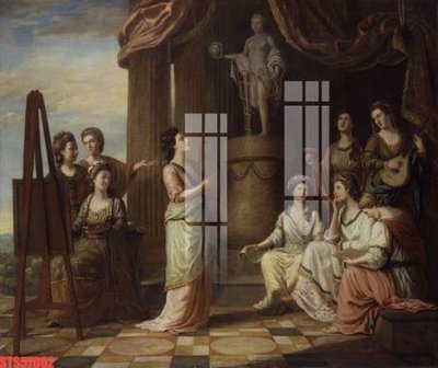 File tranh Tranh sơn dầu phương tây tổng hợp STS57062 (gốc) in trên kính