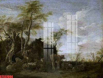 File gốc Tranh sơn dầu phương tây tổng hợp STS57094 (in tráng gương) nghệ thuật