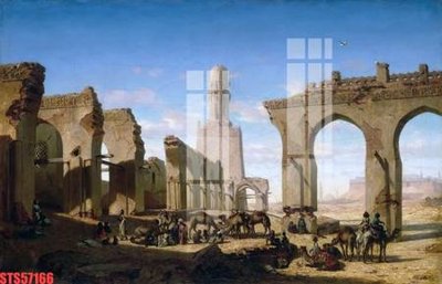 Ảnh gốc Tranh sơn dầu phương tây tổng hợp STS57166 (độ nét cao) in tráng gương