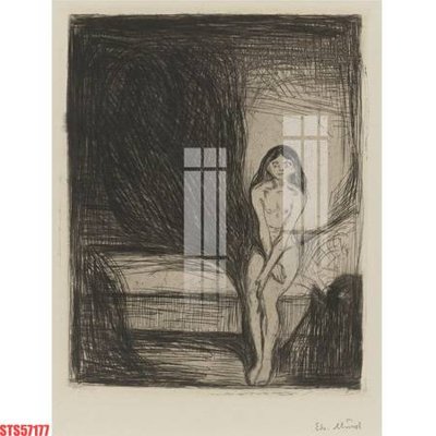 Ảnh gốc Tranh sơn dầu phương tây tổng hợp STS57177 (nét căng) in mica