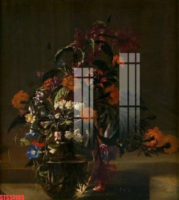 File gốc Tranh sơn dầu phương tây tổng hợp STS57193 (in lụa) họa tiết 3D