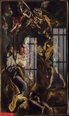 Ảnh gốc Tranh sơn dầu phương tây tổng hợp STS5749 (nét căng) in mica