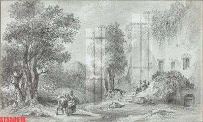 Hình ảnh file gốc Tranh sơn dầu phương tây tổng hợp STS58018 cho in UV