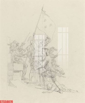 File tranh PSD Tranh sơn dầu phương tây tổng hợp STS58070 chất lượng cao