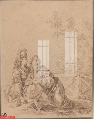 File in trần Tranh sơn dầu phương tây tổng hợp STS58159 (bản gốc) mây trời