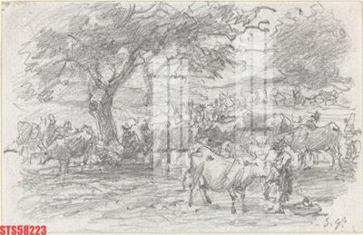 File tranh Tranh sơn dầu phương tây tổng hợp STS58223 (gốc) chủ đề con người