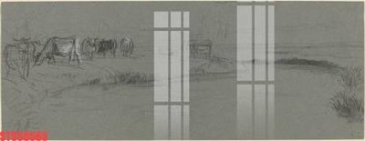 File tranh Tranh sơn dầu phương tây tổng hợp STS58565 (gốc) chủ đề thành phố