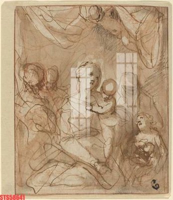 File tranh Tranh sơn dầu phương tây tổng hợp STS58641 (gốc) in vải canvas