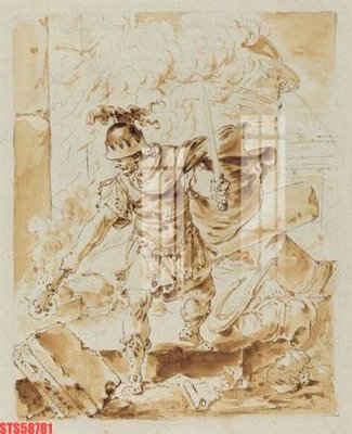 File ảnh Tranh sơn dầu phương tây tổng hợp STS58781 (gốc) in PP, decal