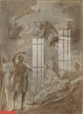 Download file Tranh sơn dầu phương tây tổng hợp STS59029 (gốc) in mica ốp bếp