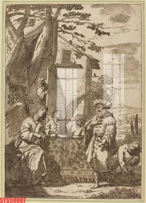 File gốc Tranh sơn dầu phương tây tổng hợp STS59087 (cho in UV) siêu nét