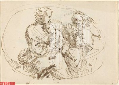 File tranh Tranh sơn dầu phương tây tổng hợp STS59180 (gốc) chủ đề trẻ em