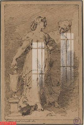 File PSD Tranh sơn dầu phương tây tổng hợp STS59230 (nguyên bản) cho thiết kế