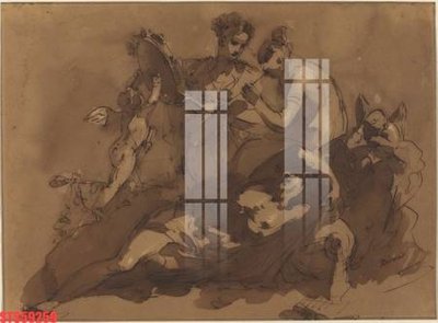 File PSD Tranh sơn dầu phương tây tổng hợp STS59259 (gốc) cho designer