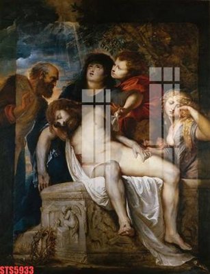 File in trần Tranh sơn dầu phương tây tổng hợp STS5933 (bản gốc) 5D