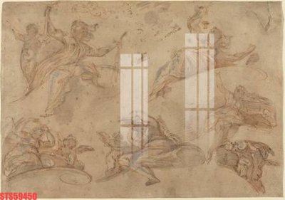 File tranh Tranh sơn dầu phương tây tổng hợp STS59450 (bản gốc) in lụa 3D