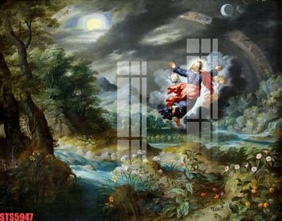 Chi tiết file gốc Tranh sơn dầu phương tây tổng hợp STS5947 (cho in tráng gương)