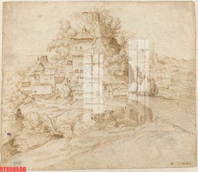 File ảnh Tranh sơn dầu phương tây tổng hợp STS59590 (gốc) in decal dán tường