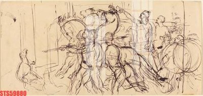 File in lụa Tranh sơn dầu phương tây tổng hợp STS59880 (chất lượng cao) Tranh sơn dầu phương tây tổng hợp STS59880