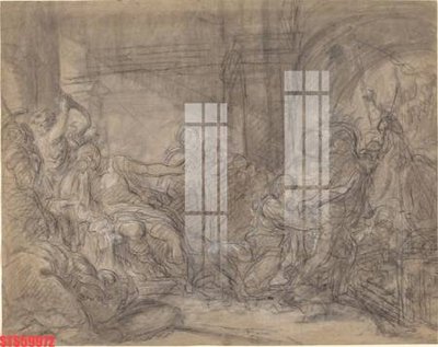 Download file gốc Tranh sơn dầu phương tây tổng hợp STS59972 (in mica) 3D