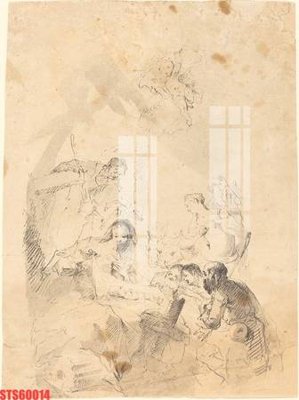 File in ấn Tranh sơn dầu phương tây tổng hợp STS60014 (bản gốc) chất lượng cao