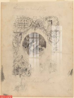 File tranh Tranh sơn dầu phương tây tổng hợp STS60123 (bản gốc) in lụa 3D