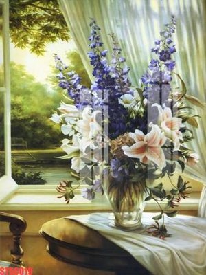 Download file gốc Tranh sơn dầu phương tây tổng hợp STS6019 (in mica) logo