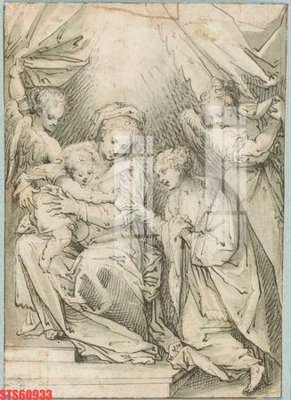 Download file ảnh gốc Tranh sơn dầu phương tây tổng hợp STS60933 để in ấn