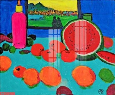 File ảnh Tranh sơn dầu phương tây tổng hợp STS60986 (gốc) in PP, decal