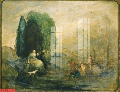 Download file Tranh sơn dầu phương tây tổng hợp STS61009 (gốc) in mica bàn thờ