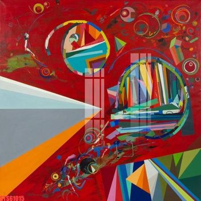 File ảnh Tranh sơn dầu phương tây tổng hợp STS61015 (gốc) in standee