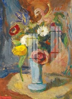 File gốc Tranh sơn dầu phương tây tổng hợp STS61112 (in lụa) tranh mã đáo