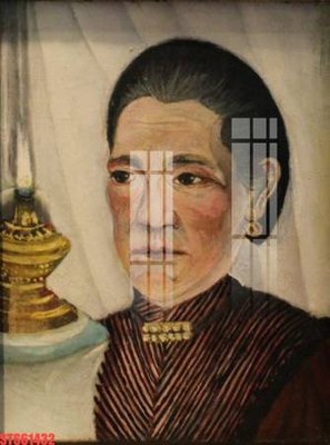 File gốc Tranh sơn dầu phương tây tổng hợp STS61432 (in lụa) tranh mã đáo