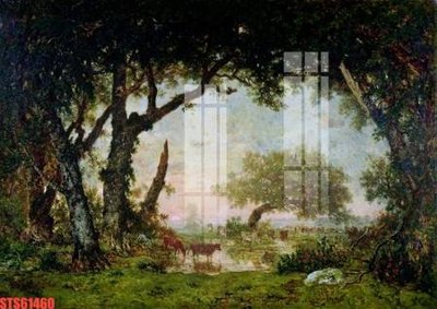 File tranh Tranh sơn dầu phương tây tổng hợp STS61460 (bản gốc) in canvas