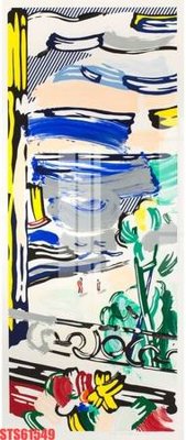 Download file gốc Tranh sơn dầu phương tây tổng hợp STS61549 (in mica) trang trí