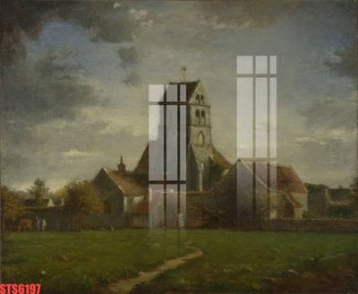 Hình ảnh file gốc Tranh sơn dầu phương tây tổng hợp STS6197 cho in UV